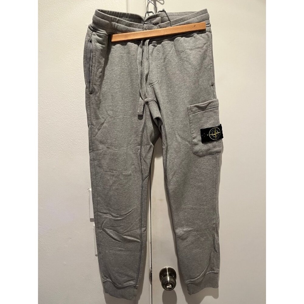 Stone island cargo sweatpants patch grey size small men’s